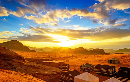 Dessert camp in the Sahara Desert