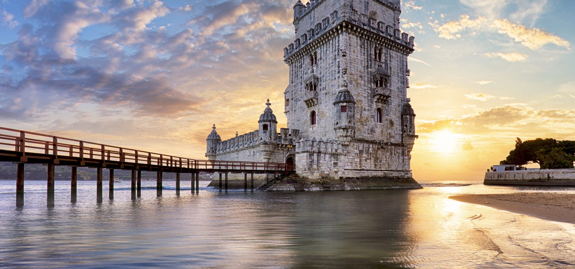 Lisbon, Belem Tower - Tagus River, Portugal